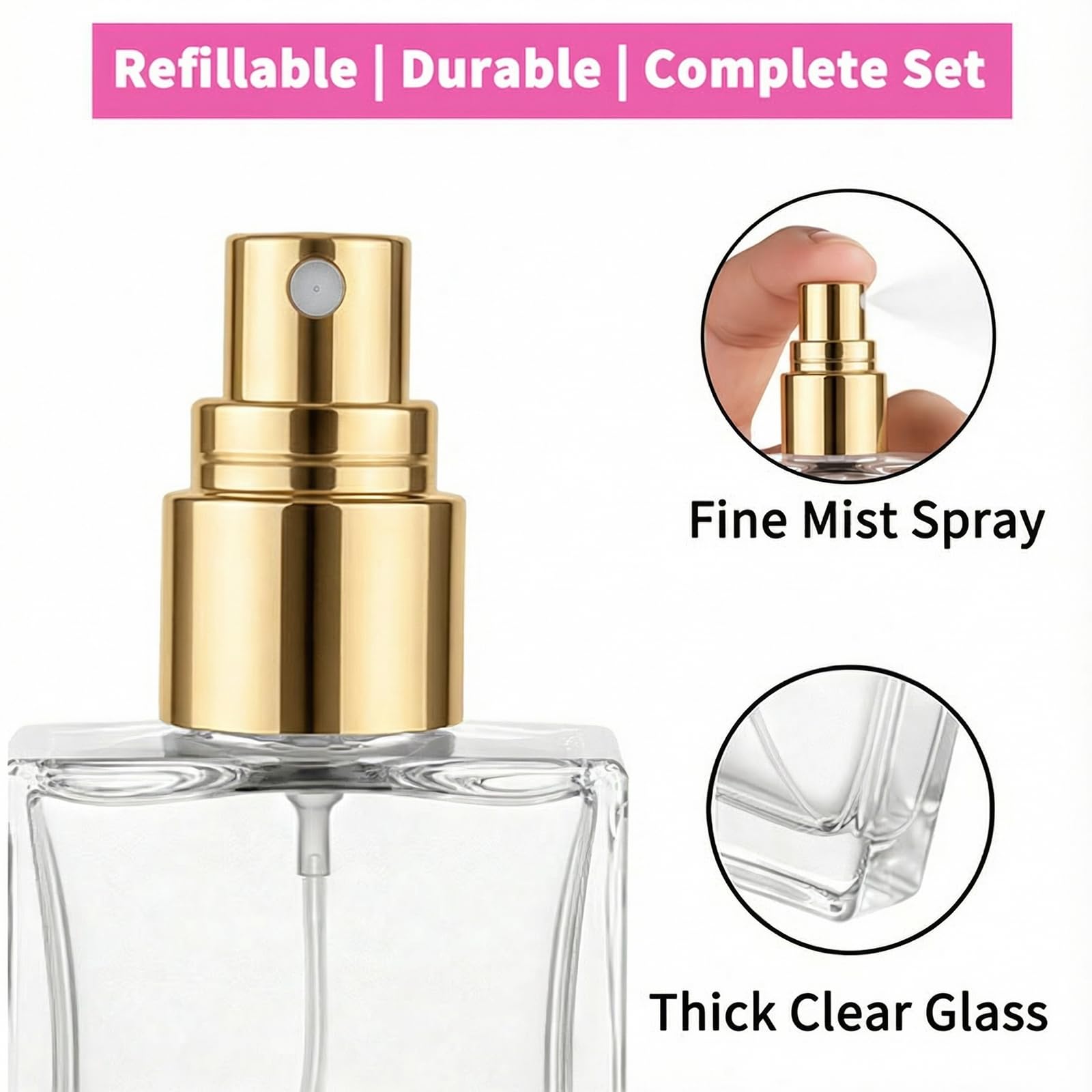 High quality 30 15ml clear gla - Perfume Fragrance Story recension och pris