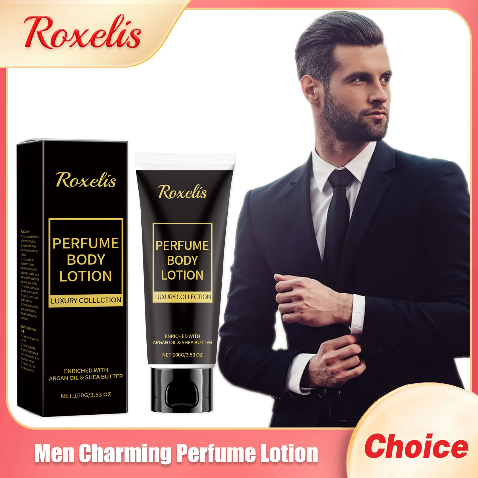 Men Charming Perfume Lotion Lo - Perfume Fragrance Lotion recension och pris